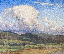 Sunlit Clouds, 1906. Creator: Nils Kreuger.