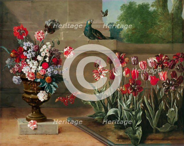 Corner of Monsieur de la Bruyere's Garden, 1744. Creator: Jean-Baptiste Oudry.