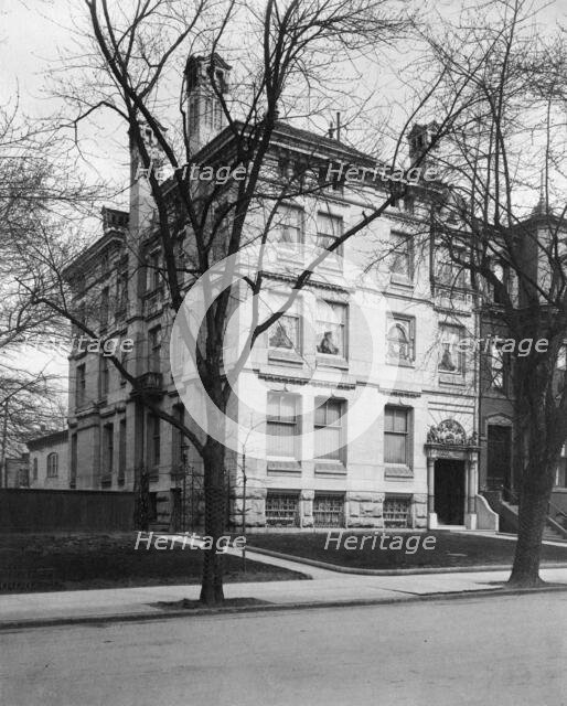 Exterior of home of Senator Philander Knox, 1527 K Street, NW, Washington, DC, between 1910 and 1925 Creator: Frances Benjamin Johnston.