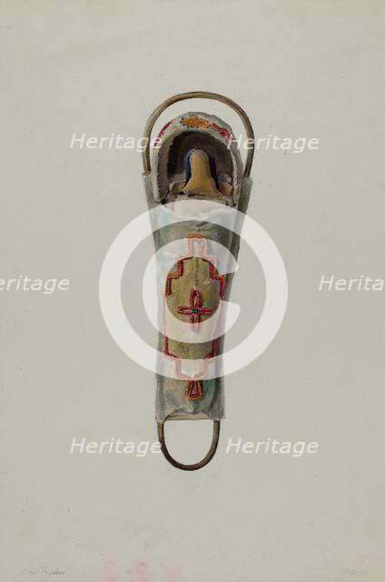 Cree Papoose Doll, 1935/1942. Creator: Jane Iverson.