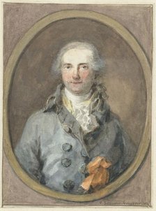 Portrait of a gentleman in an oval framework, 1788. Creator: Aert Schouman.