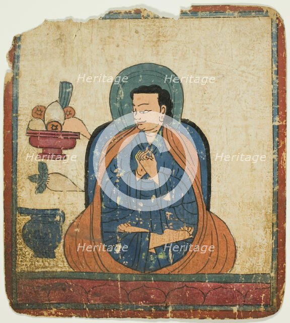 Image from a Set of Initiation Cards (Tsakali), 14th/15th century. Creator: Unknown.