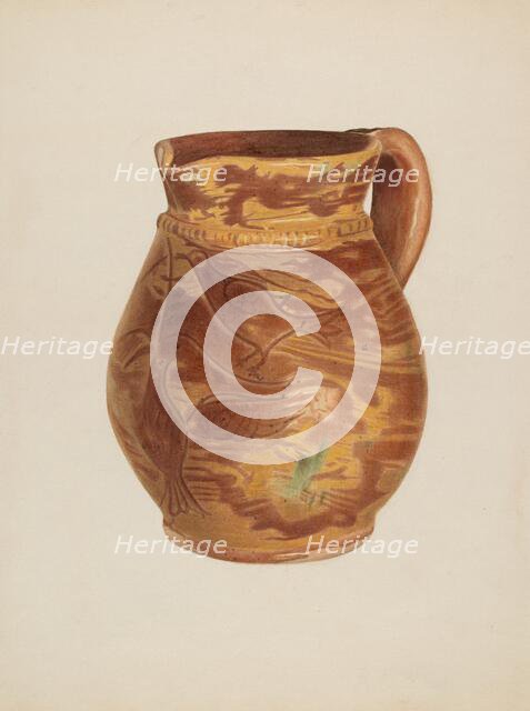 Pitcher, c. 1938. Creator: Alvin Shiren.