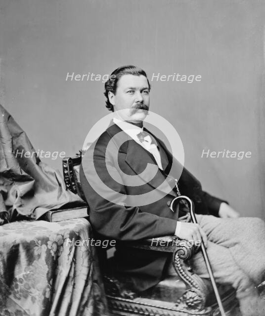 John McConnell Rice of Kentucky, between 1860 and 1875. Creator: Unknown.