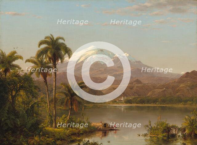 Tamaca Palms, 1854. Creator: Frederic Edwin Church.