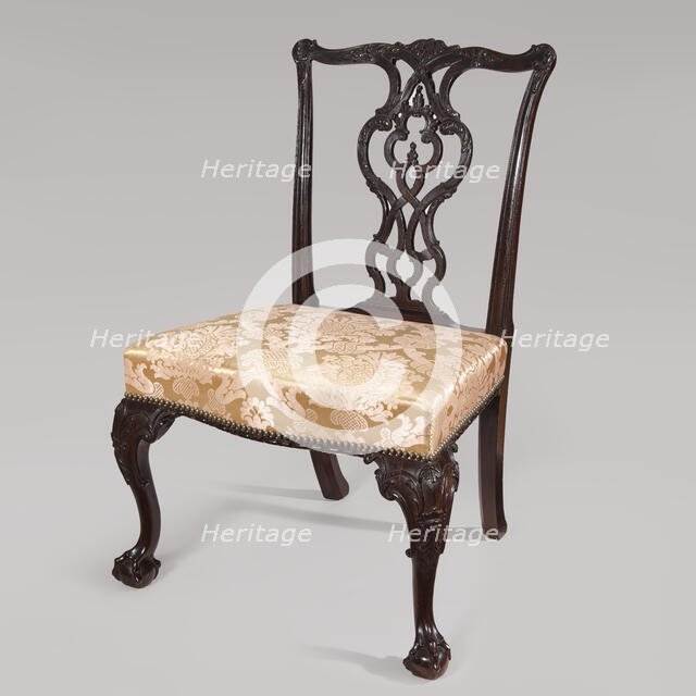 Side Chair, c1755-60. Creator: Unknown.
