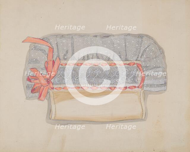 Corset Cover Sachet, c. 1937. Creator: Sebastian Simonet.