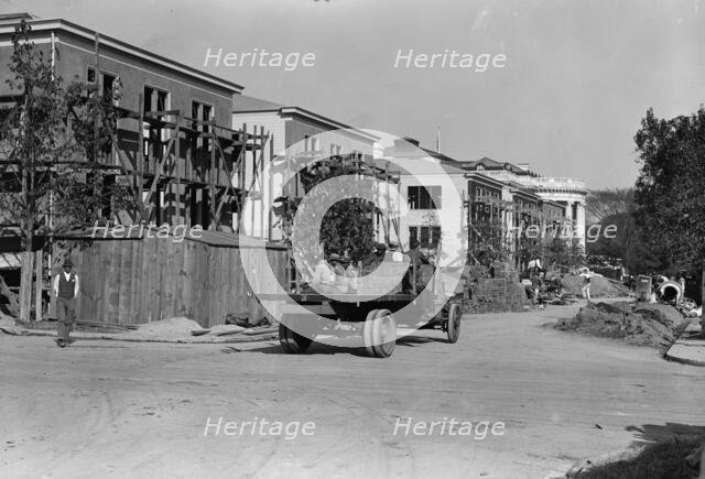 Council of National Defense Headquarters Under Construction, 1917. Creator: Harris & Ewing.