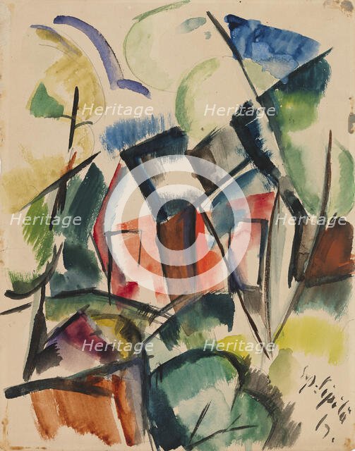 Cottage, 1917. Creator: Sulho Sipila.