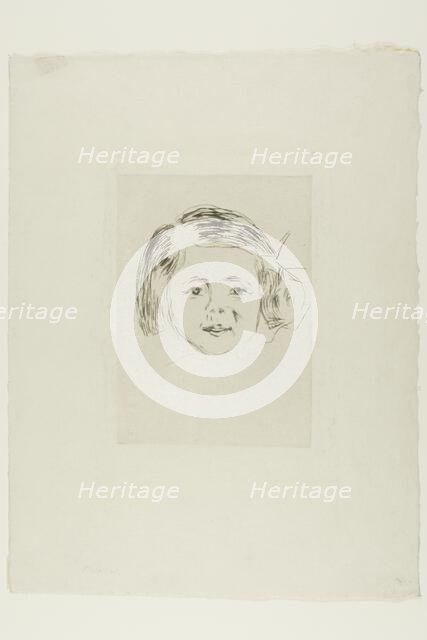 Herbert Esche's Daughter, 1905. Creator: Edvard Munch.