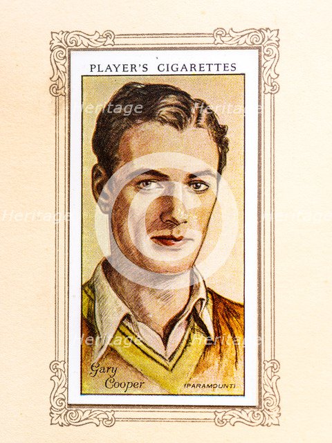 Gary Cooper, 1934. Artist: Unknown.