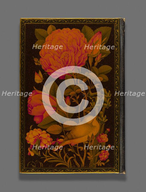 Book with lacquer covers, 18th or 19th century. Creator: Unknown.