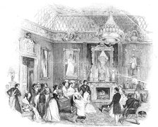 The Yellow Drawing-Room, Buckingham Palace, 1844. Creator: Unknown.