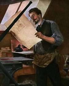 'The Engraver', 1911-1912. Artist: Unknown