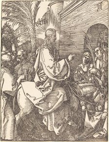 Christ's Entry into Jerusalem, probably c. 1509/1510. Creator: Albrecht Durer.