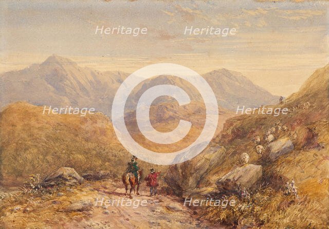 The Road to the Mountains, 1838. Creator: David Cox the Elder.