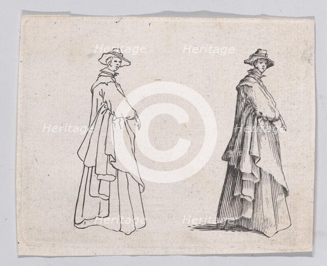 Reverse Copy of La Dame au Vêtement Ample (The Woman with the Ample Clothing), 17th century. Creator: Anon.