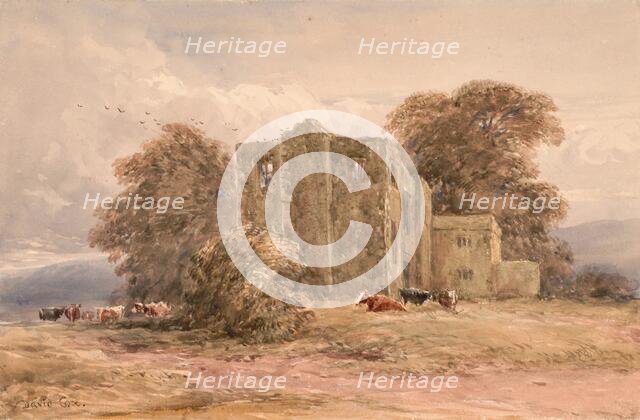 Bardon Tower, c1820s. Creator: David Cox the Elder.