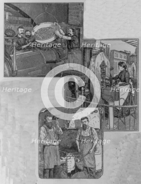 Pa. - Philadelphia - U.S. Mint - full page from Demorest's Family Magazine article of oper..., n.d. Creators: WH Hyatt, Frances Benjamin Johnston.