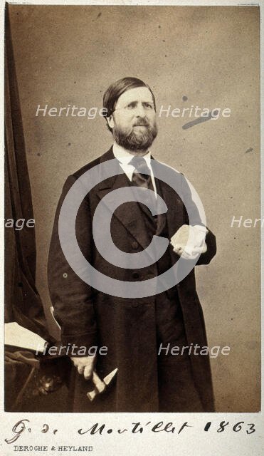 Louis Laurent Gabriel de Mortillet, 1863. Creator: Deroghe & Heyland.