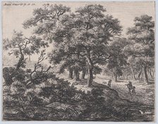 The Four Trees, 17th century. Creator: Anthonie Waterloo.