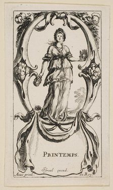 Spring (Printemps), from 'The Four Seasons', ca. 1641. Creator: Stefano della Bella.