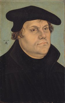 Portrait of Martin Luther (1483-1546), 1532. Creator: Cranach, Lucas, the Elder (1472-1553).