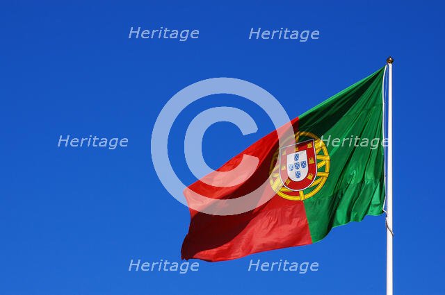 Flag of Portugal, 2008. Creator: Unknown.