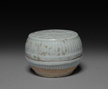 Circular Box: Qingbai Ware, 1200s-1300s. Creator: Unknown.