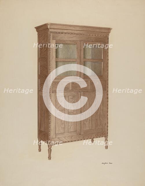 China Closet, c. 1940. Creator: Josephine Prado.