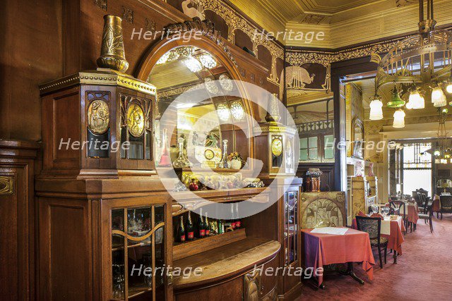 Cafe Ultime Hallucinatie, 316 Rue Royale, Brussels, Belgium, (c1904), c2014-2017. Artist: Alan John Ainsworth.