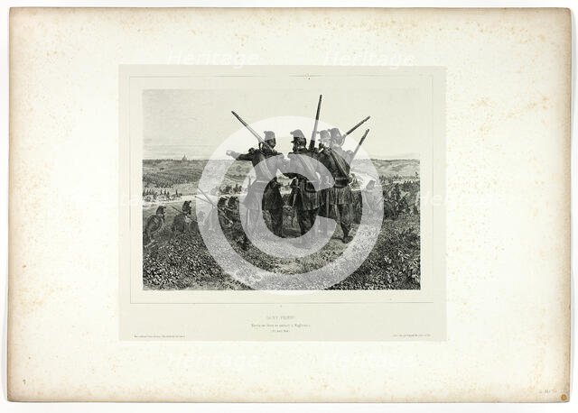 Saint Peter!, from Souvenirs d’Italie: Expédition de Rome, 1851. Creator: Auguste Raffet.