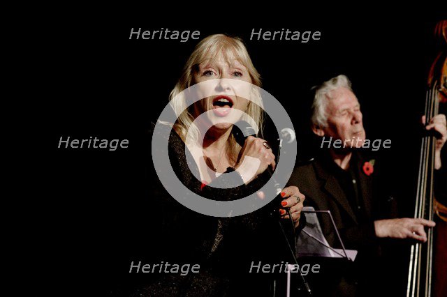 Tina May with Herbie Flowers, Hawth, Crawley, West Sussex, Nov 2015. Artist: Brian O'Connor.