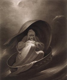 A Witch Sailing to Aleppo in a Sieve, December 1, 1807. Creator: Charles Turner.