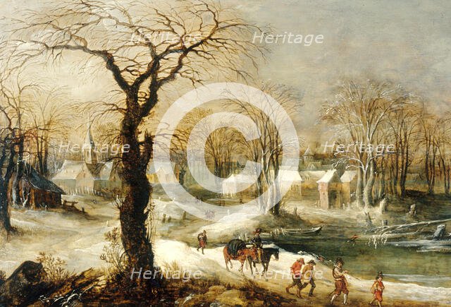 Winter Landscape, 1620-1629. Creator: Joos de Momper, the younger.