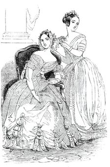 Fashions of 1843. Creator: Unknown.