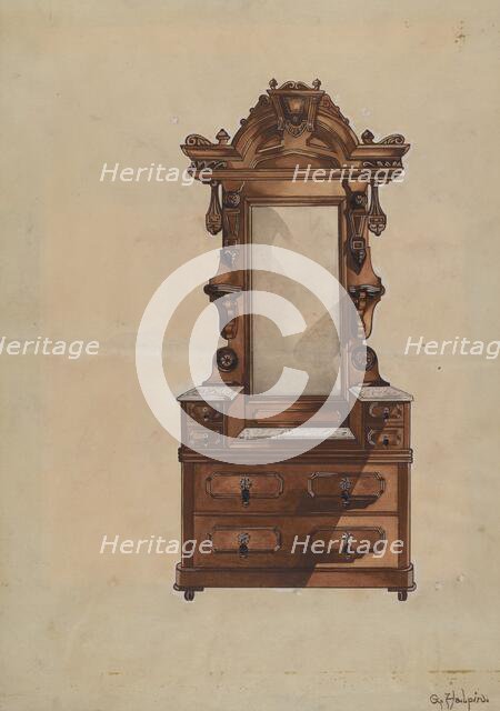 Bureau, c. 1936. Creator: Grace Halpin.