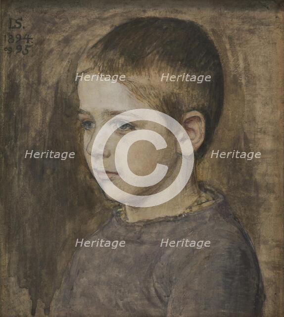 The artist's son, Peter, 1894-1895. Creator: Joakim Skovgaard.
