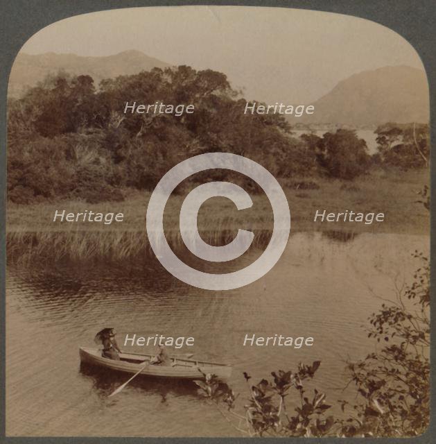 'On the Upper Lake of pretty Killarney, Ireland', 1901. Creator: Underwood & Underwood.