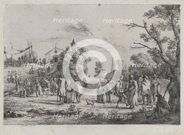 Village Festival, 1773. Creator: Jean-Jacques de Boissieu.