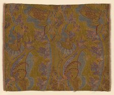 Panel (Dress Fabric), France, c. 1711. Creator: Unknown.