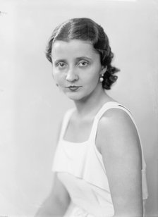 Chita Arguello, Portrait, 1933. Creator: Harris & Ewing.