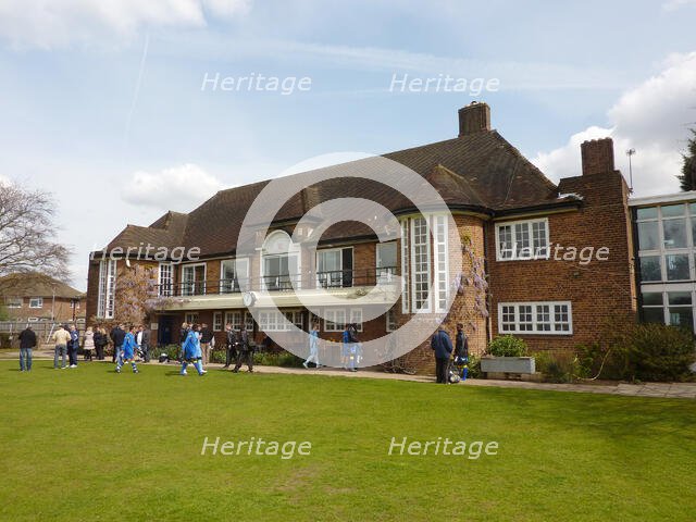 King's College London Sports Ground, Pavilion, New Malden, Kingston upon Thames, London, 2012 Creator: Simon Inglis.