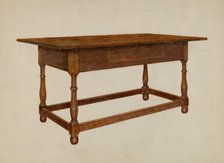 Tavern Table or Stretcher, 1935/1942. Creator: Dorothea A. Farrington.