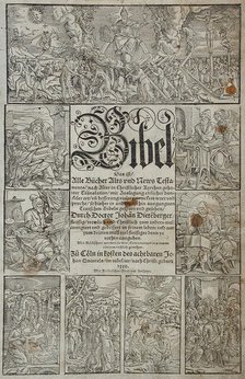 Frontispiece to the Bible, 1550. Creator: John Dieterberger.