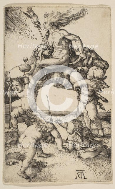 The Witch, ca. 1500. Creator: Albrecht Durer.