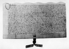 Indenture for the sale of land, signed by Guy Fawkes, early 17th century (1901). Artist: Unknown