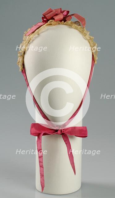 Morning cap, American, ca. 1870. Creator: Unknown.