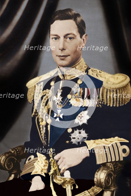 'His Majesty King George VI', c1936. Artist: Captain P North.