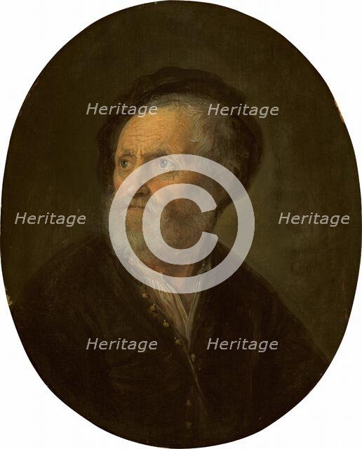 Bust of a Bearded Man, c. 1642/1645. Creator: Gerrit Dou.